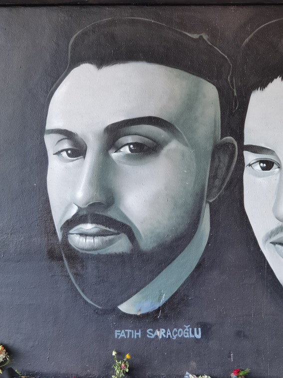 10 Fatih Saraolu 19022020 Gedenkstaette Friedensbruecke Frankfurt 28022021